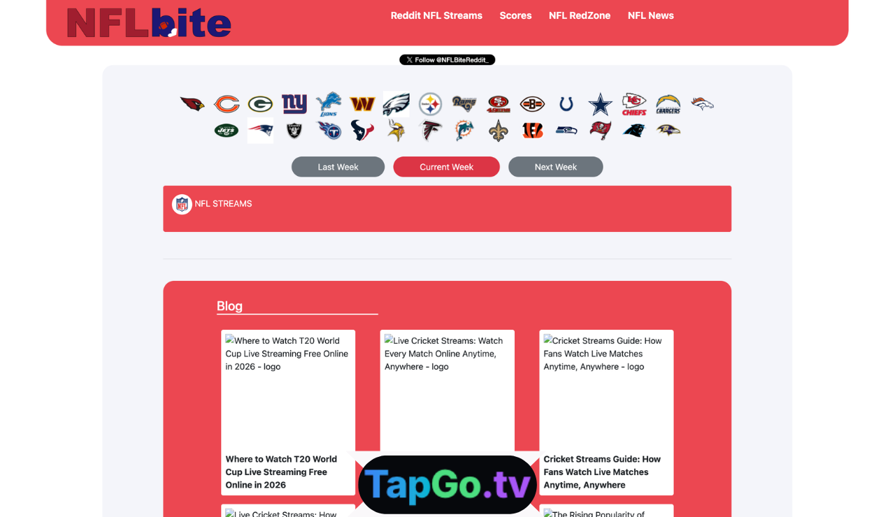 NFLbite dedicated NFL streaming